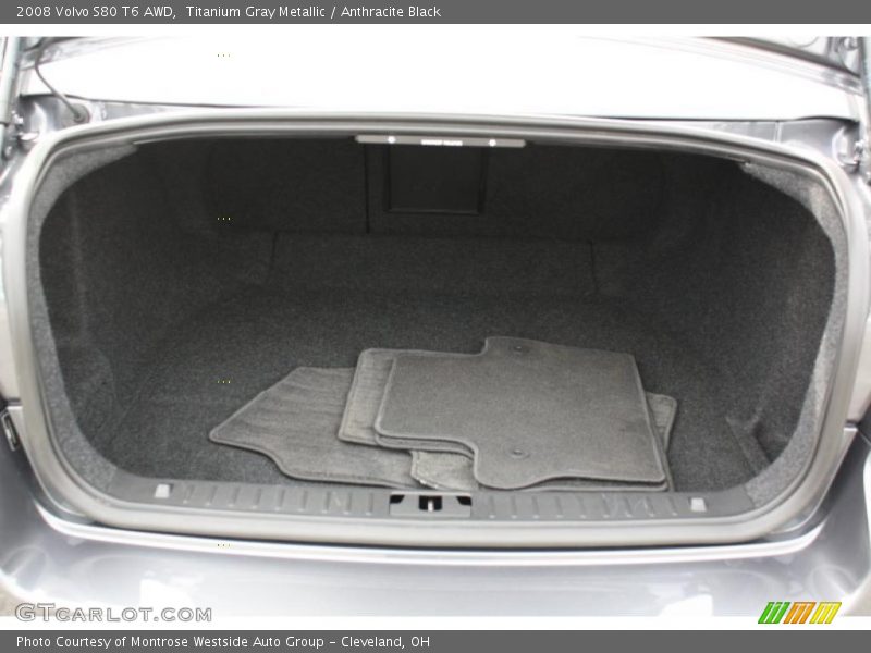 Titanium Gray Metallic / Anthracite Black 2008 Volvo S80 T6 AWD