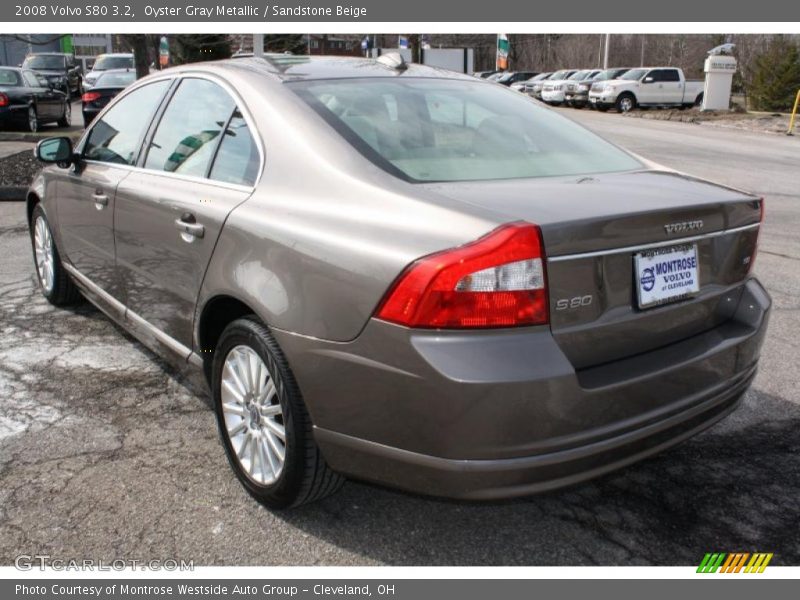 Oyster Gray Metallic / Sandstone Beige 2008 Volvo S80 3.2