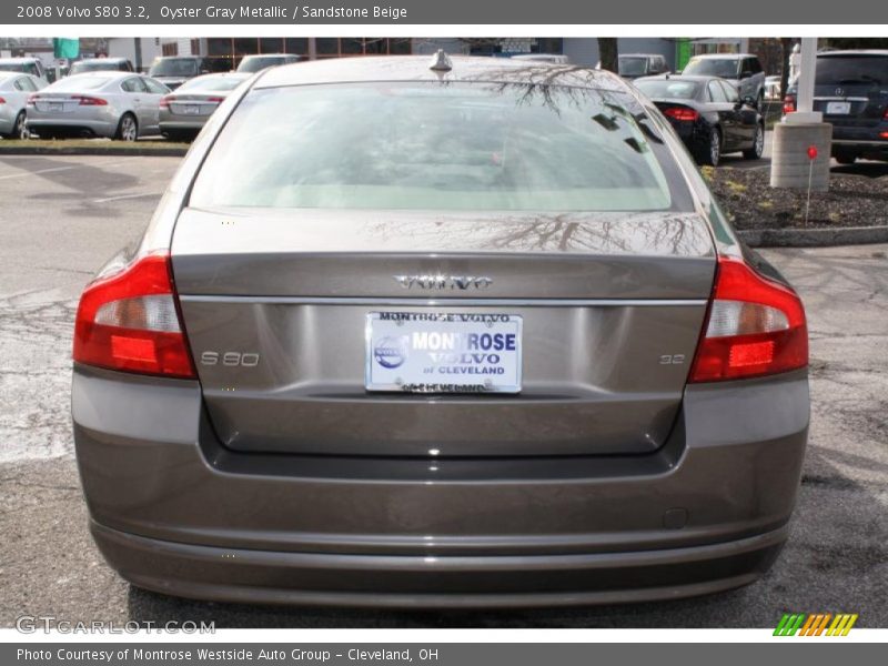 Oyster Gray Metallic / Sandstone Beige 2008 Volvo S80 3.2