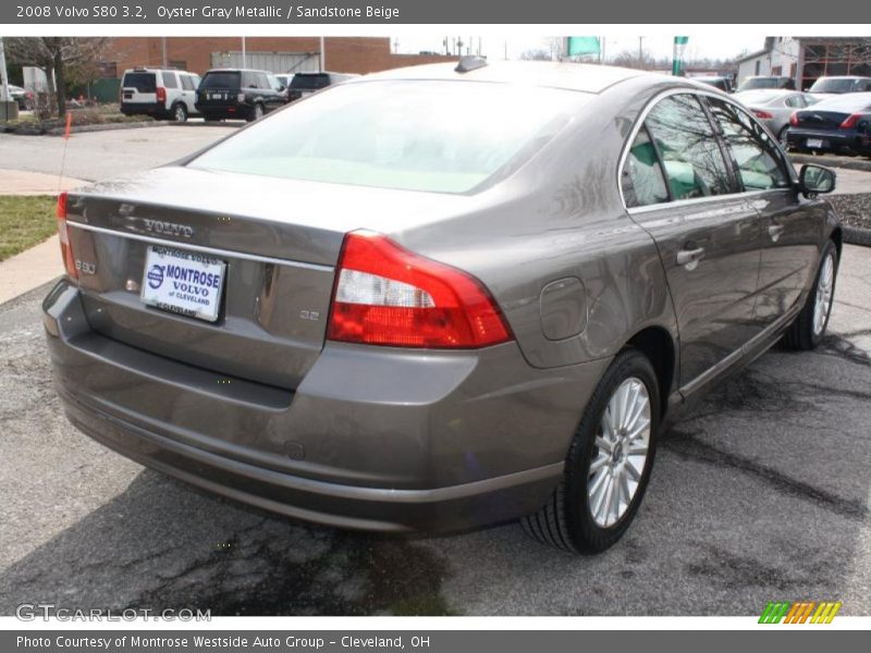 Oyster Gray Metallic / Sandstone Beige 2008 Volvo S80 3.2