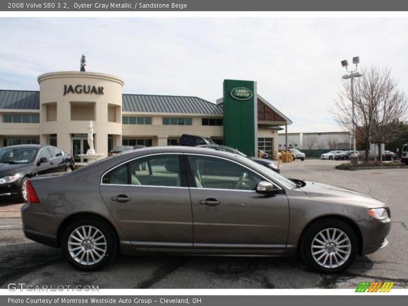 Oyster Gray Metallic / Sandstone Beige 2008 Volvo S80 3.2