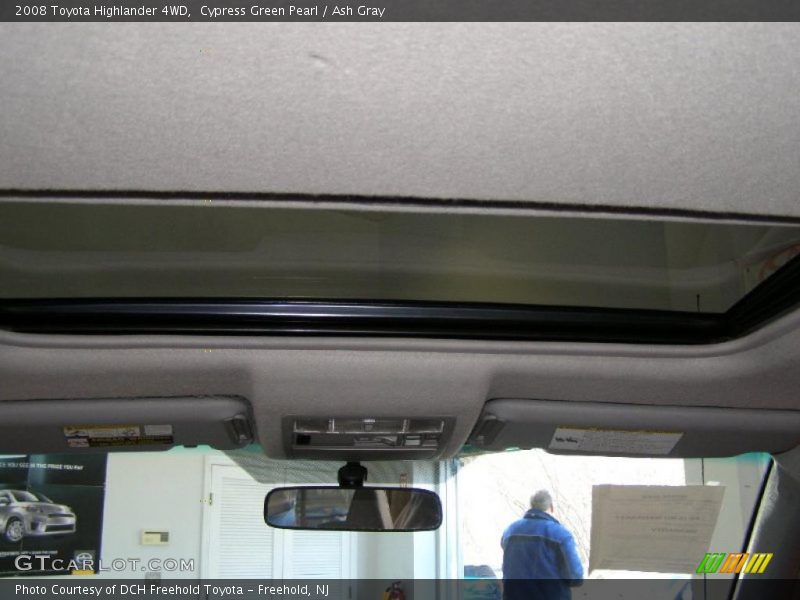Cypress Green Pearl / Ash Gray 2008 Toyota Highlander 4WD