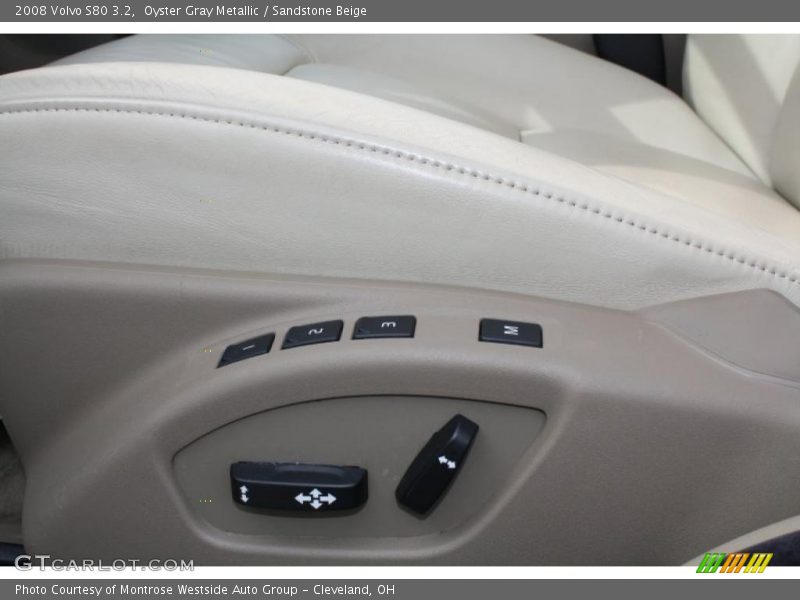 Oyster Gray Metallic / Sandstone Beige 2008 Volvo S80 3.2