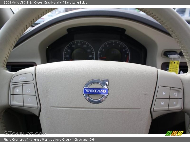Oyster Gray Metallic / Sandstone Beige 2008 Volvo S80 3.2