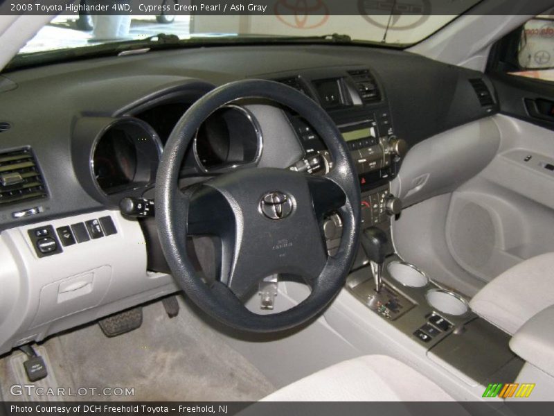 Cypress Green Pearl / Ash Gray 2008 Toyota Highlander 4WD