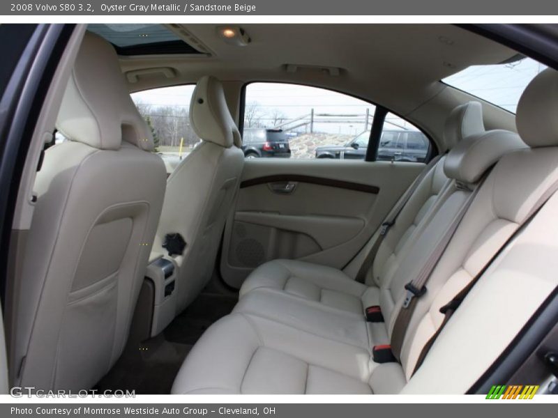Oyster Gray Metallic / Sandstone Beige 2008 Volvo S80 3.2