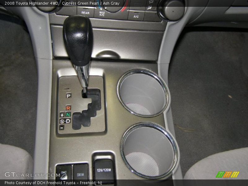 Cypress Green Pearl / Ash Gray 2008 Toyota Highlander 4WD