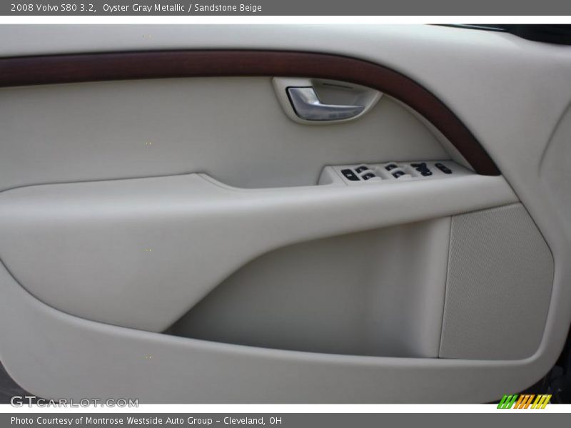 Oyster Gray Metallic / Sandstone Beige 2008 Volvo S80 3.2