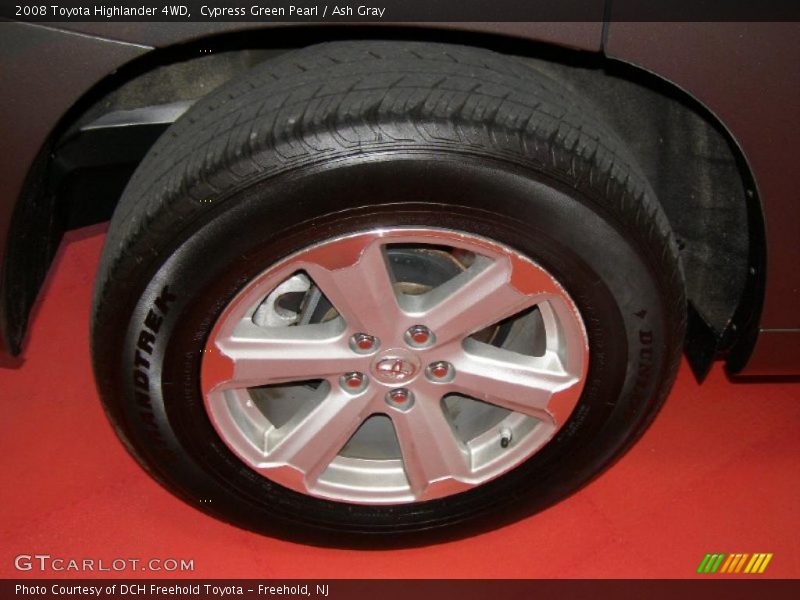 Cypress Green Pearl / Ash Gray 2008 Toyota Highlander 4WD