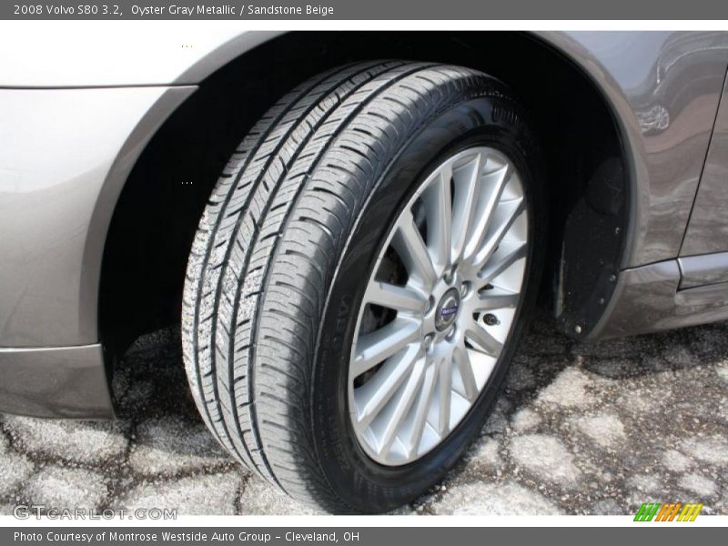 Oyster Gray Metallic / Sandstone Beige 2008 Volvo S80 3.2