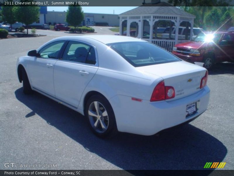 Summit White / Ebony 2011 Chevrolet Malibu LT