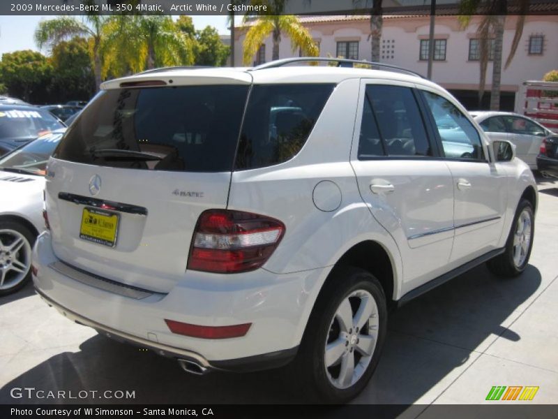 Arctic White / Cashmere 2009 Mercedes-Benz ML 350 4Matic