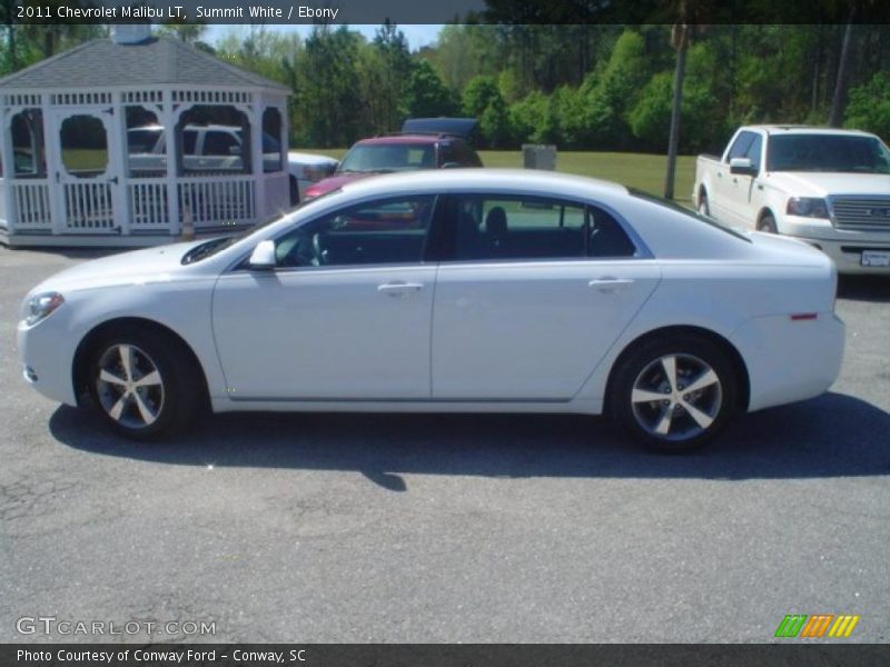 Summit White / Ebony 2011 Chevrolet Malibu LT