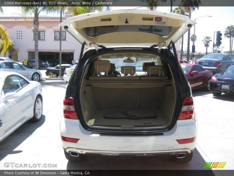 Arctic White / Cashmere 2009 Mercedes-Benz ML 350 4Matic