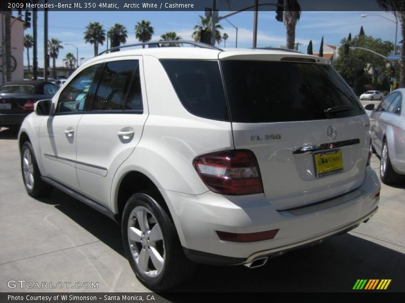 Arctic White / Cashmere 2009 Mercedes-Benz ML 350 4Matic