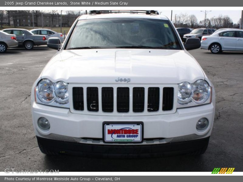 Stone White / Medium Slate Gray 2005 Jeep Grand Cherokee Laredo