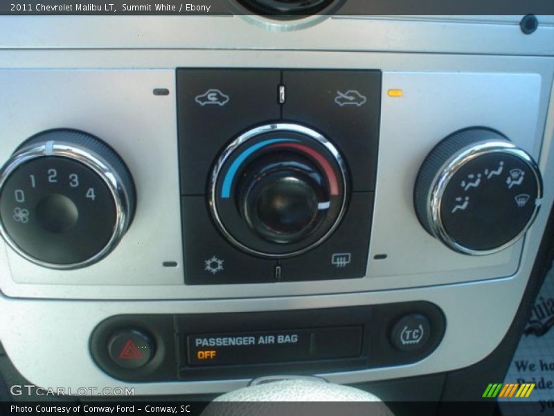 Summit White / Ebony 2011 Chevrolet Malibu LT