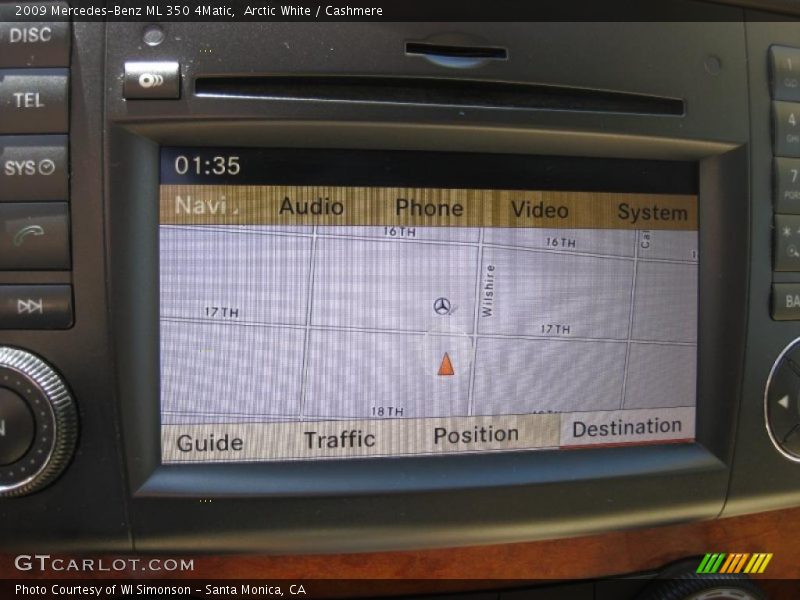 Arctic White / Cashmere 2009 Mercedes-Benz ML 350 4Matic