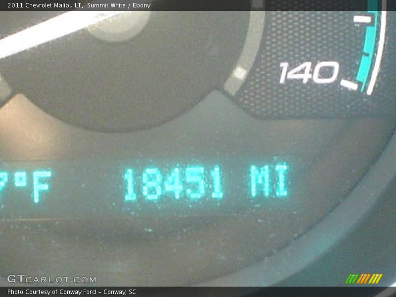 Summit White / Ebony 2011 Chevrolet Malibu LT