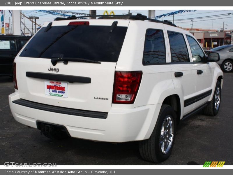 Stone White / Medium Slate Gray 2005 Jeep Grand Cherokee Laredo