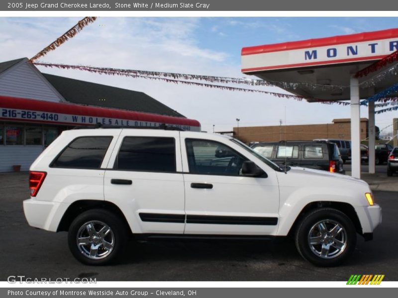 Stone White / Medium Slate Gray 2005 Jeep Grand Cherokee Laredo