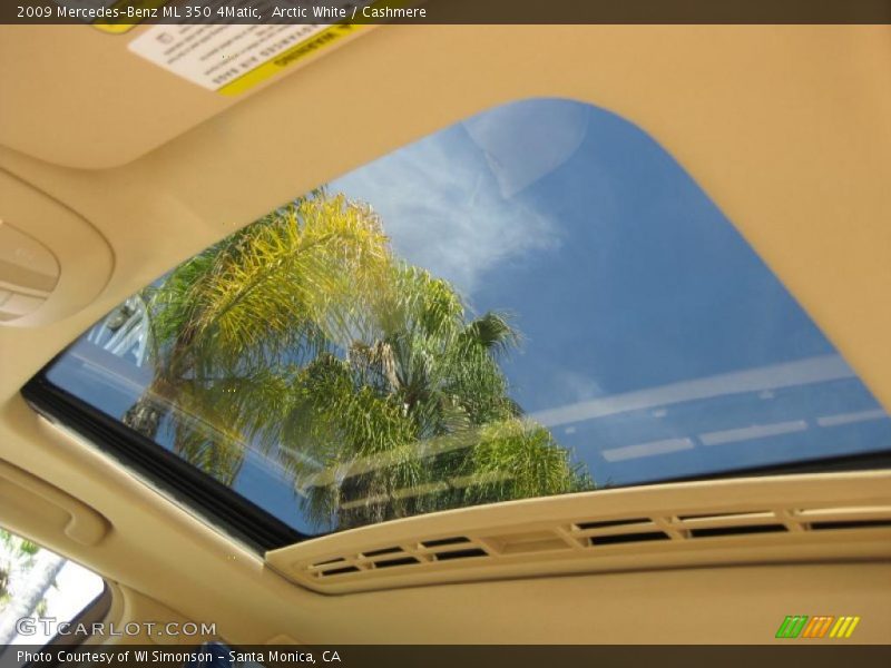 Arctic White / Cashmere 2009 Mercedes-Benz ML 350 4Matic