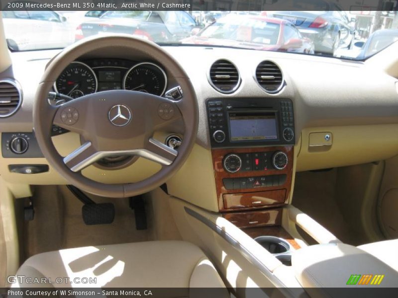Arctic White / Cashmere 2009 Mercedes-Benz ML 350 4Matic