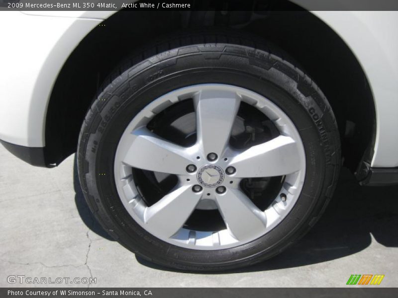 Arctic White / Cashmere 2009 Mercedes-Benz ML 350 4Matic