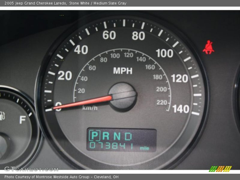 Stone White / Medium Slate Gray 2005 Jeep Grand Cherokee Laredo