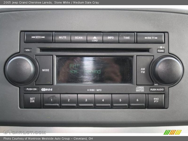 Controls of 2005 Grand Cherokee Laredo