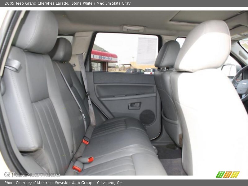 Stone White / Medium Slate Gray 2005 Jeep Grand Cherokee Laredo