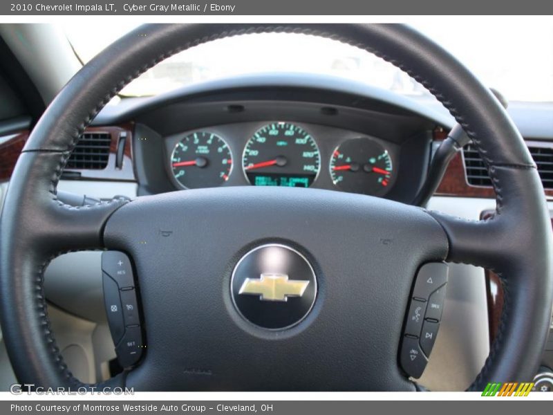 Cyber Gray Metallic / Ebony 2010 Chevrolet Impala LT