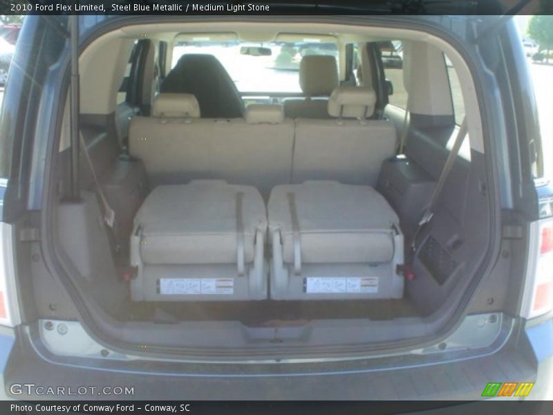 Steel Blue Metallic / Medium Light Stone 2010 Ford Flex Limited