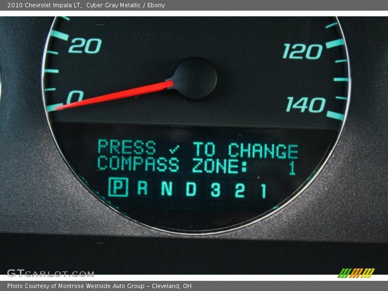 Cyber Gray Metallic / Ebony 2010 Chevrolet Impala LT