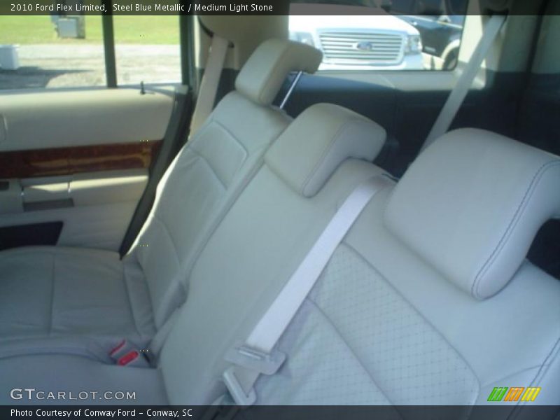 Steel Blue Metallic / Medium Light Stone 2010 Ford Flex Limited
