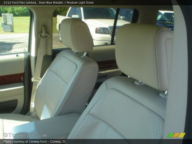 Steel Blue Metallic / Medium Light Stone 2010 Ford Flex Limited