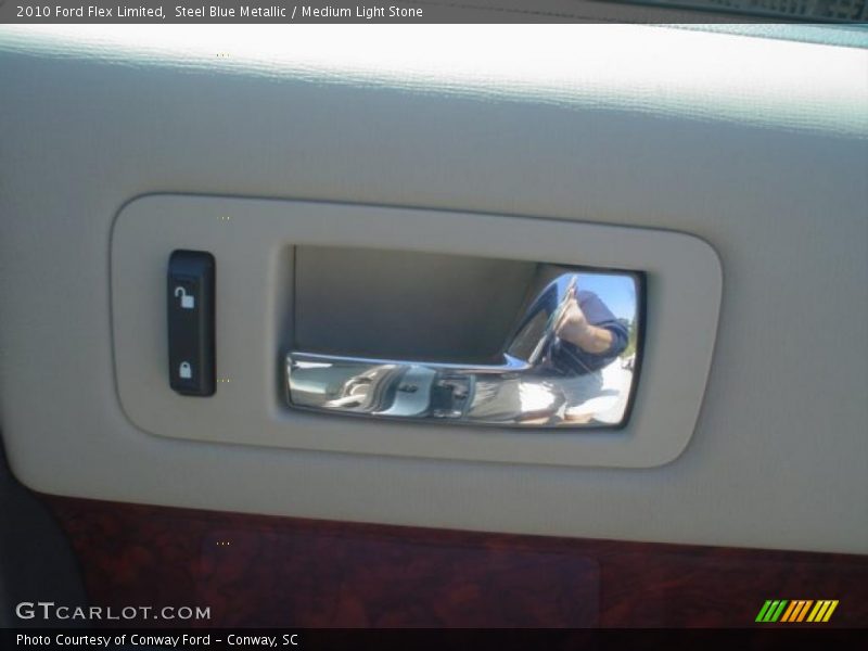 Steel Blue Metallic / Medium Light Stone 2010 Ford Flex Limited
