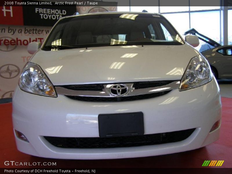 Arctic Frost Pearl / Taupe 2008 Toyota Sienna Limited