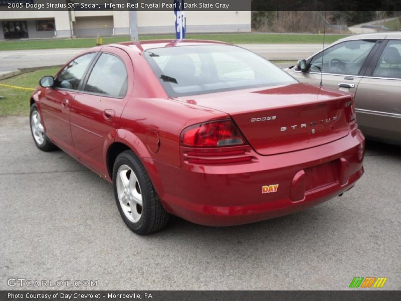 Inferno Red Crystal Pearl / Dark Slate Gray 2005 Dodge Stratus SXT Sedan