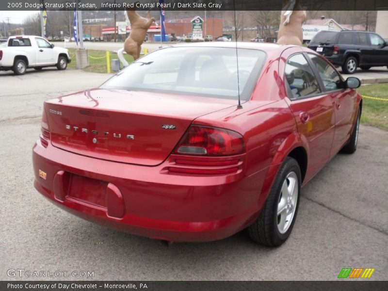 Inferno Red Crystal Pearl / Dark Slate Gray 2005 Dodge Stratus SXT Sedan