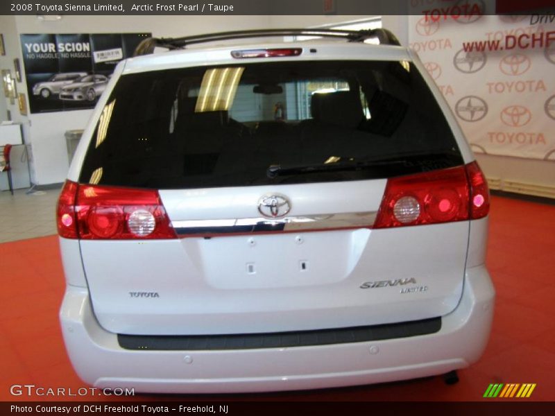 Arctic Frost Pearl / Taupe 2008 Toyota Sienna Limited