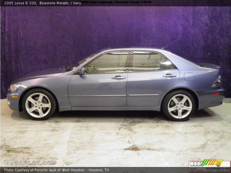 Bluestone Metallic / Ivory 2005 Lexus IS 300