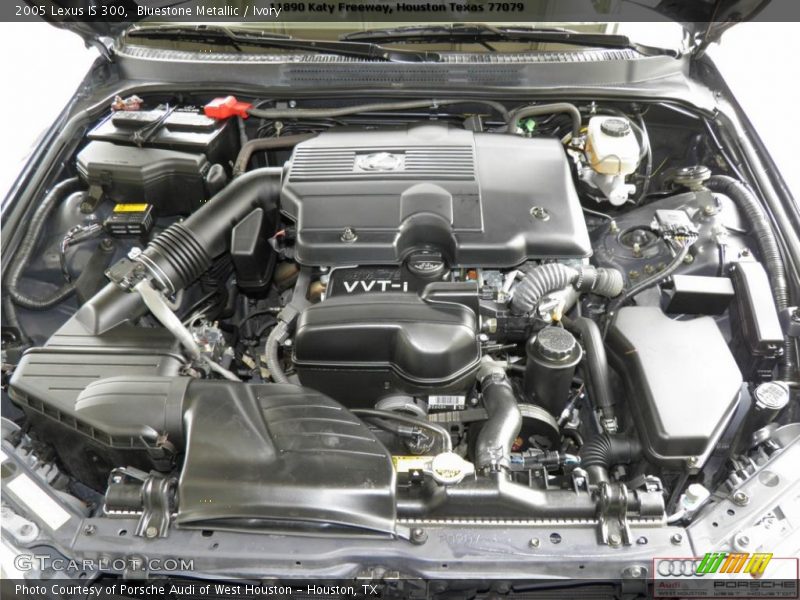 Bluestone Metallic / Ivory 2005 Lexus IS 300