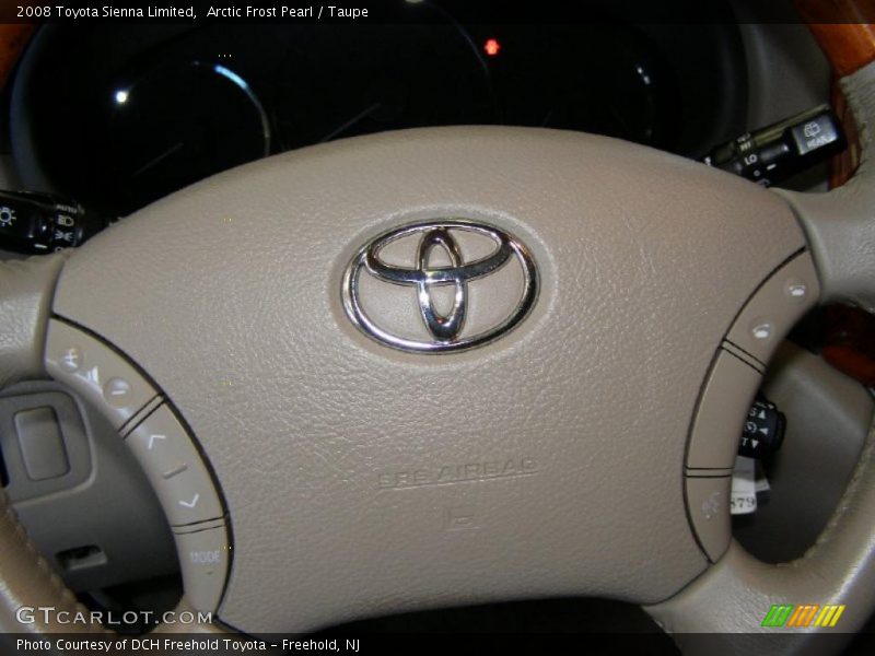 Arctic Frost Pearl / Taupe 2008 Toyota Sienna Limited