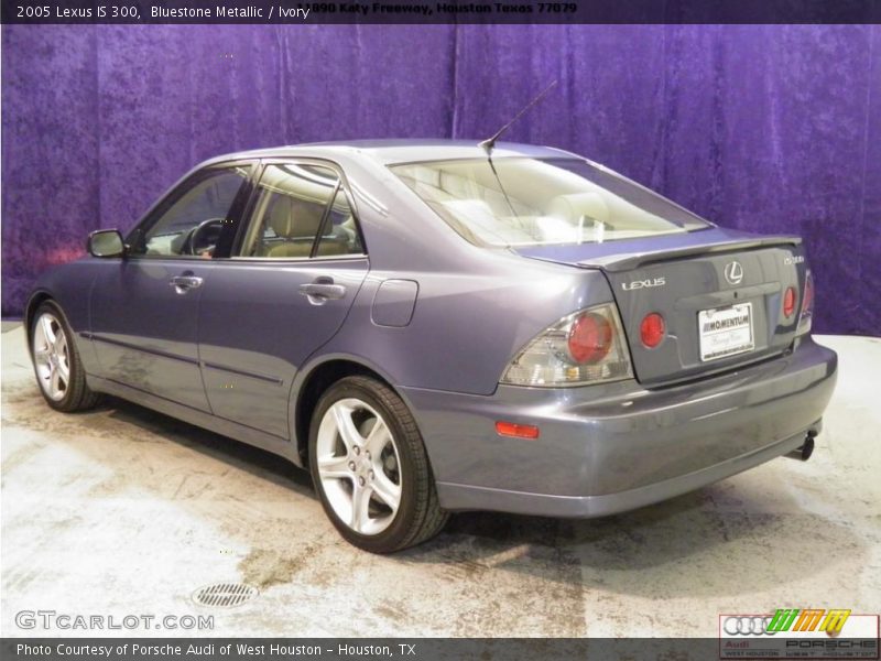 Bluestone Metallic / Ivory 2005 Lexus IS 300