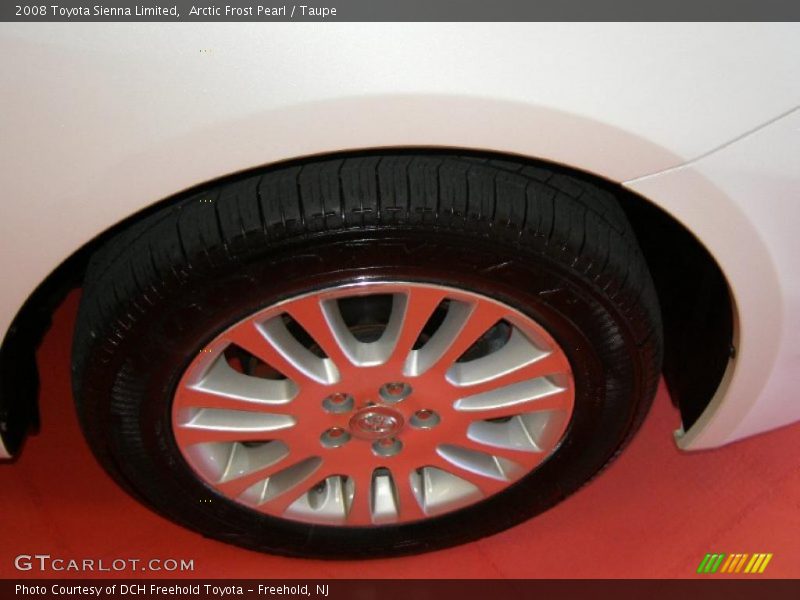 Arctic Frost Pearl / Taupe 2008 Toyota Sienna Limited