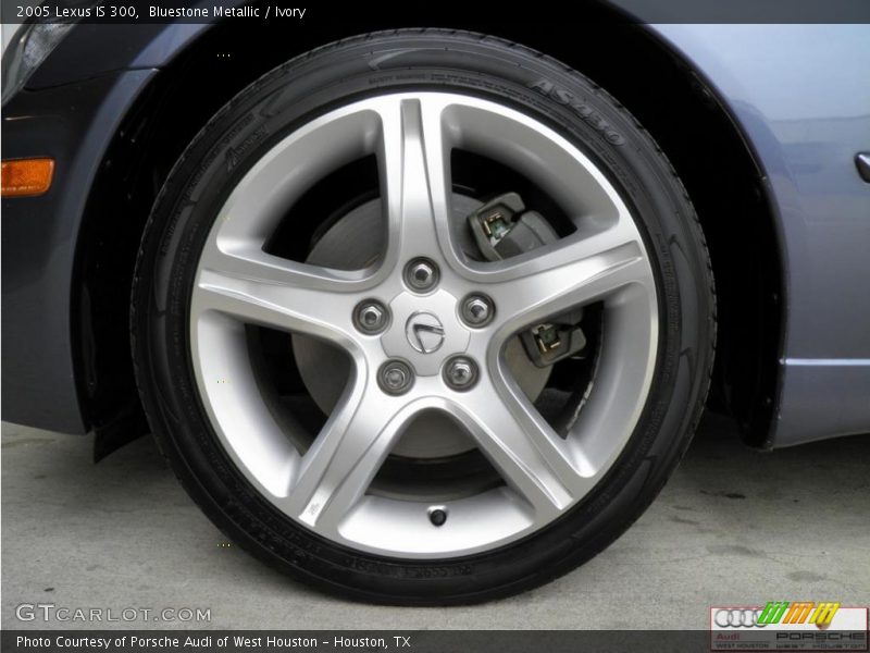 Bluestone Metallic / Ivory 2005 Lexus IS 300