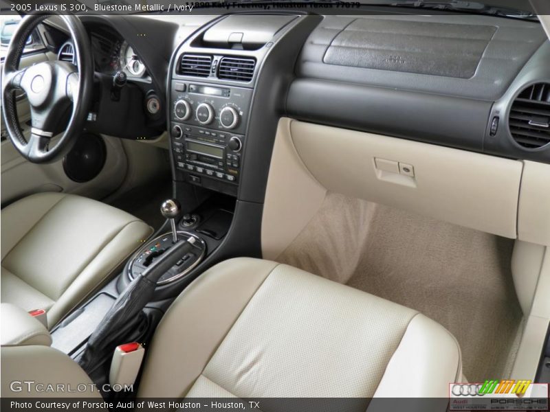Bluestone Metallic / Ivory 2005 Lexus IS 300