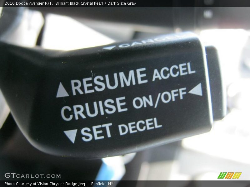 Brilliant Black Crystal Pearl / Dark Slate Gray 2010 Dodge Avenger R/T