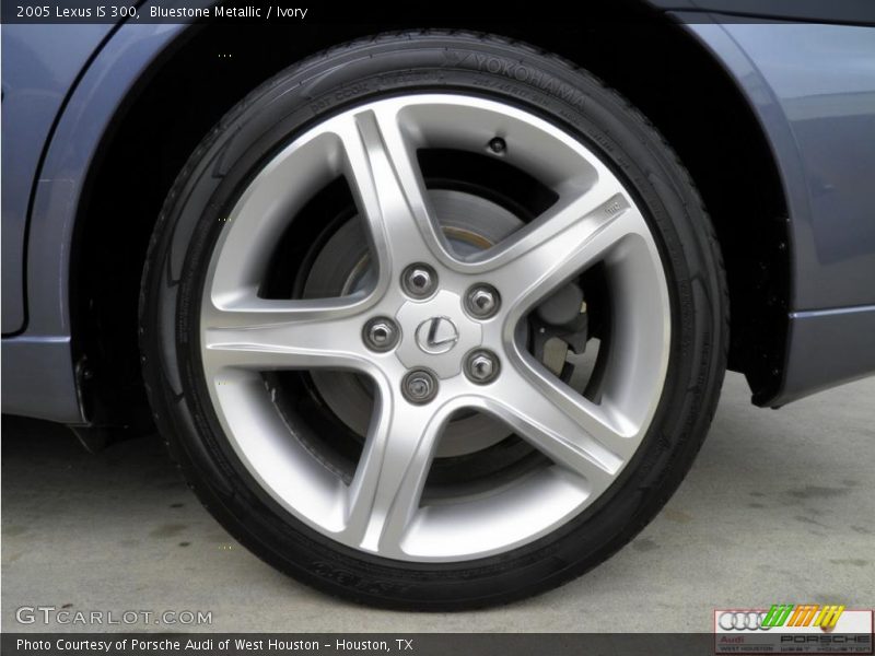 Bluestone Metallic / Ivory 2005 Lexus IS 300